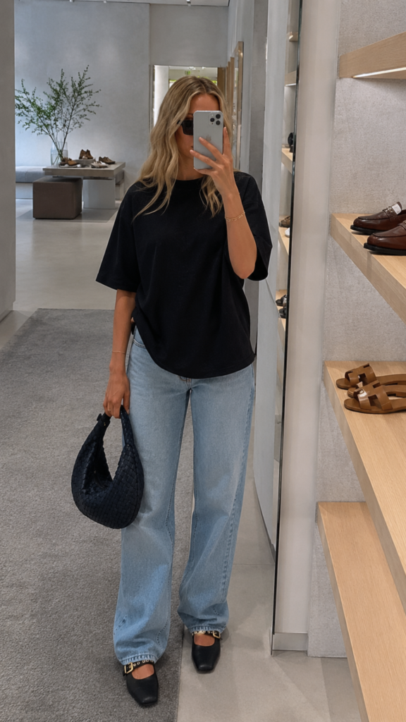 Summer outfit with ballet flats