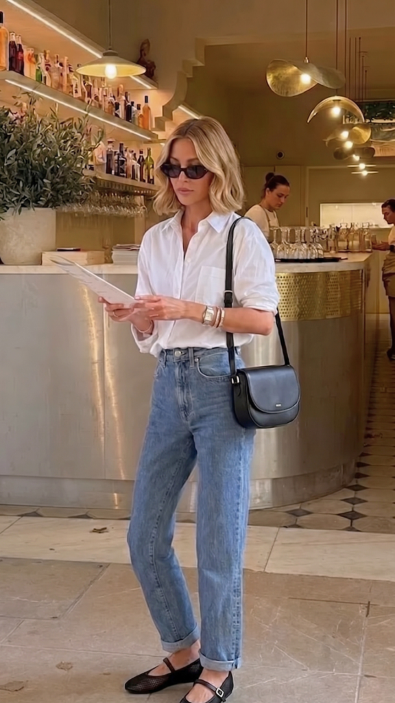 outfit with flats